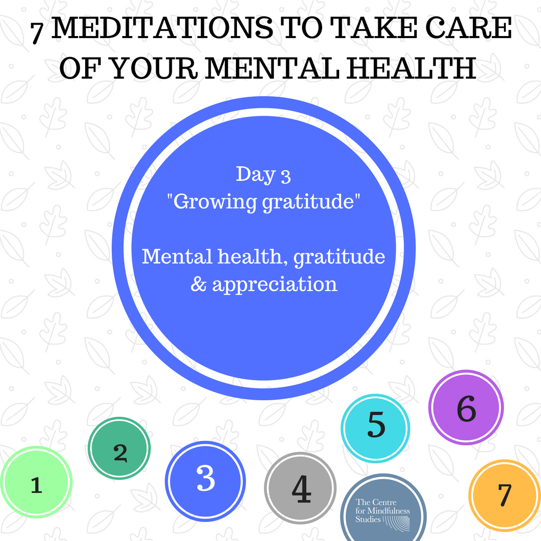 Mental Health Week: “Growing gratitude”