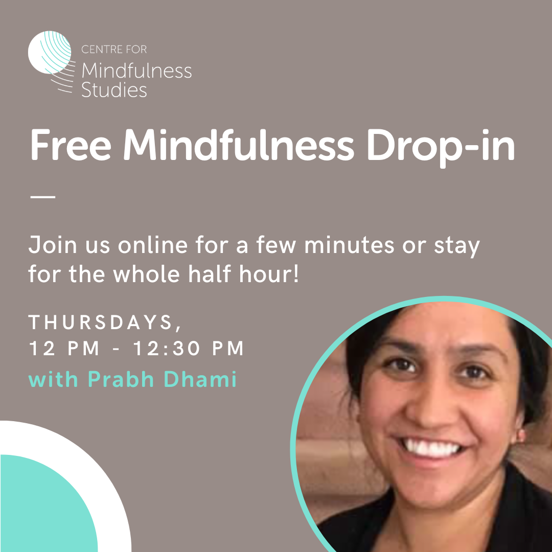 Free Mindfulness Drop-in  with Christine Wright